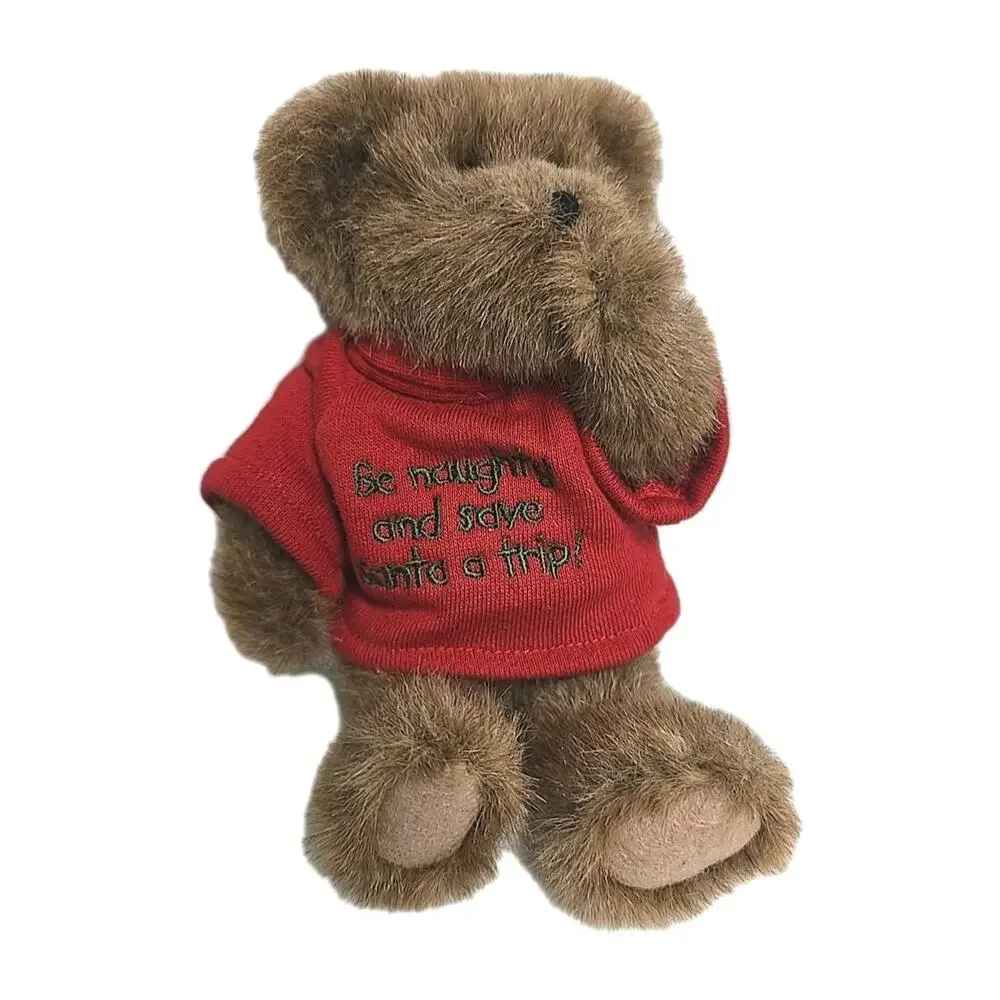 NEW Boyds Bears Doin Without Be Naughty And Save Santa A Trip Plush‎ Stuffed Toy